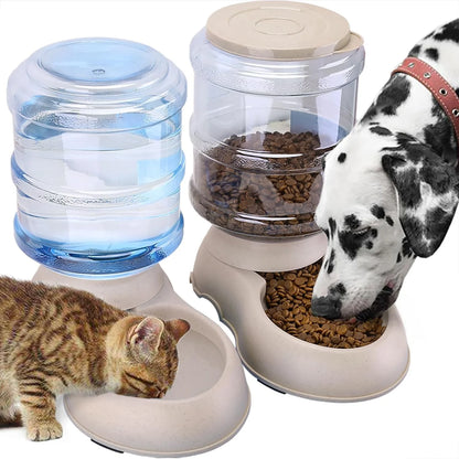 3.75L Automatic Pets Feeder Food Water Dispenser Detachable Cats Dogs Puppy Feeding Machine ,Pets Feeder, Pets Food Dispenser